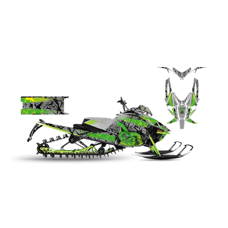 Dekalkit SweTown Triton - Arctic Cat M8000 Hardcore EVO 153 2018-2018