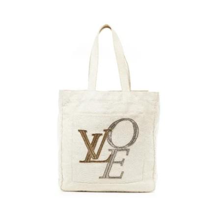 Louis Vuitton Vintage Pre-owned Canvas louis-vuitton-Väska vit, Dam Vintage Väskor, Dam, Storlek: ONE SIZE