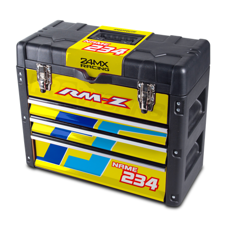 Dekalkit 24MX X3 til verktøykasse Gul