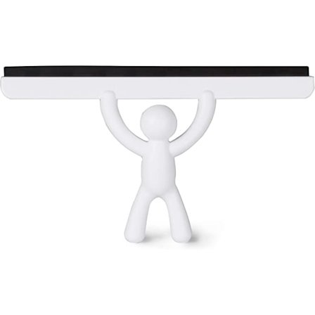 Liten vindusvisker i glass, humanoid rengjøringsverktøy for husholdninger