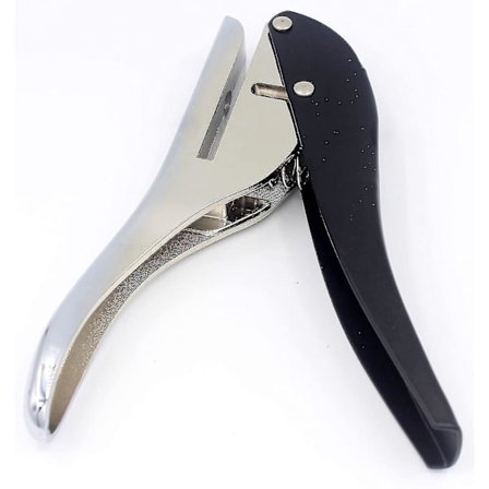 Handhållen 5/16 tum 8 mm rund hålslag i kraftig metall för ID-kort, PVC-kort, märkesfoton