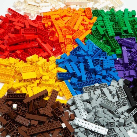 1000 Pieces Building Bricks Compatible with Most Major Brands