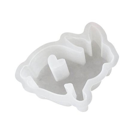 Silikonformer med påskekaniner. Bakeform med påskehare. Silikonform med påskehare for gips. Soyavokslys NUO20241341