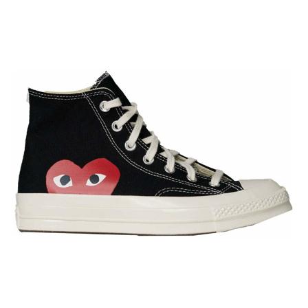 Comme des Garçons Play Sneakers Sort, unisex, Størrelse: 45 EU