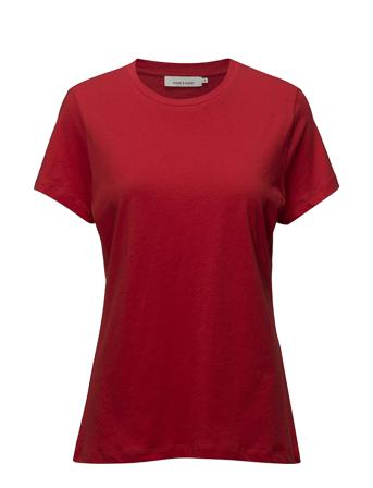 Solly Tee Solid 205 T-shirt Top Rød Samsøe Samsøe