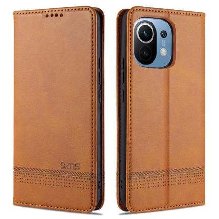 Xiaomi Mi 11 - Professionellt Praktiskt Plånboksfodral Brun