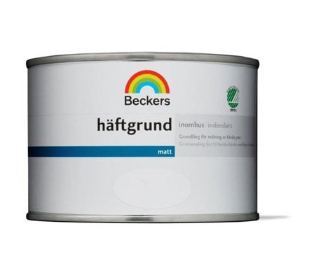 Beckers Grundfärg, Häftgrund matt, 0.45L, Vit, Färg & tapeter