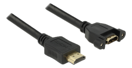 Delock HDMI-forlengelseskabel med Ethernet - 2 m