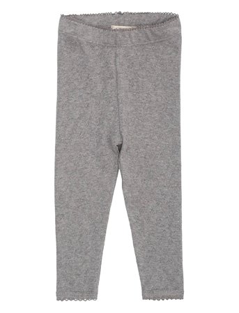 Copenhagen Colors Pointelle Heart Leggings - Grey - 62