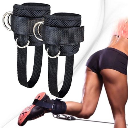 Fitness Ankelstropper Holdbare Komfortable Ankelmanchetstropper til Hofter Lår