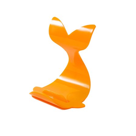 Mobiltelefonhållare Stabilt Stöd Horisontell Och Vertikal Växling Surfplatta Tecknad Val Lat Skrivbord Telefonhållare Mobiltelefontillbehör Orange