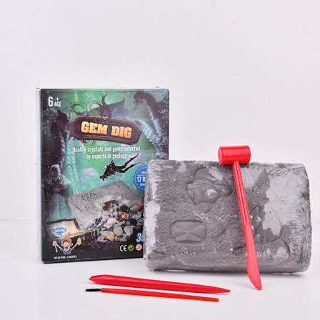 Mega Gem Digging Toolkit - Gravning af ægte ædelstene, samlinger af sten