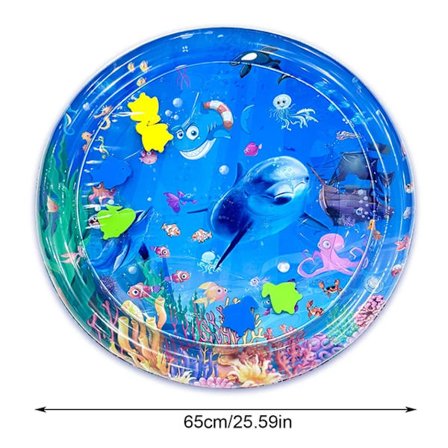 Katte- og Hunde Sensorisk Vandmåtte Legemåtte Tyk Sensorisk Vandlegemåtte Kattelegetøj til Kederlige Indendørs Katte Interaktivt Legetøj til Katte C-