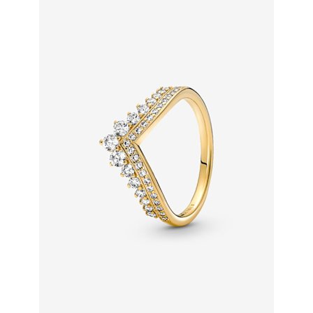 Pandora - P Timeless Wish Tiara Ring - 14k gullbelegg