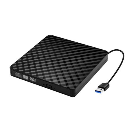Ulkoinen DVD-kirjoitin, ohut USB3.0-yhteensopiva kannettava CD-asema Windows Xp Vista -käyttöjärjestelmälle