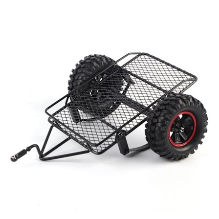 Metalmodelbil Lille Trailer Passer til Traxxas TRX4/Axial SCX10 RC4WD D90 CC01 1/10 RC Truck