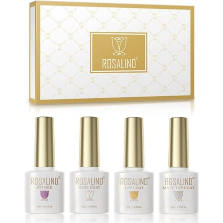 Gel Nagellack Base Top Coat 5ml Set Semi-permanent Nagellack För