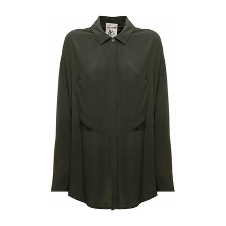 Semicouture Shirt , Groen , Dames , Maat: L