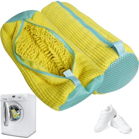 Skovaskepose Vaskemaskinpakke med 2 Skovesker Vaskemaskin Multi Beskyttelse Gjenbrukbar Skovaskepose for Alle Skotyper og Størrelser