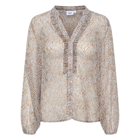 Saint Tropez, Valerie Shirt Blauw, Dames, Maat:S