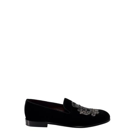 Dolce & Gabbana Instappers , Zwart , Heren , Maat: 44 EU Instappers & Slip ons