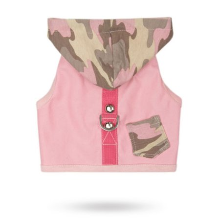 Puppy Angel - Casual Camo Väst Sele Rosa - Hundsele