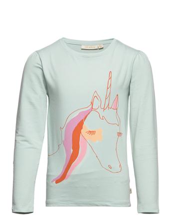 Sgbella Puff Unicorn Ls Tee Green Soft Gallery