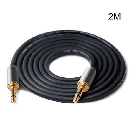 3,5 mm Kabel Audio Auxiliär Ingång Adapter Hane Till Hane Aux Sladd