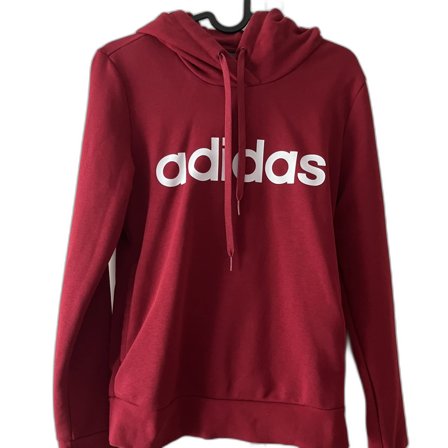 Röd hoodie