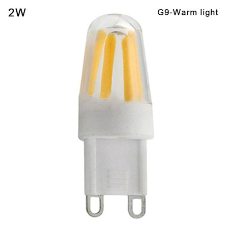 Krystall lyspære G9 E14 LED lyspære 2WG9-VARMT LYS