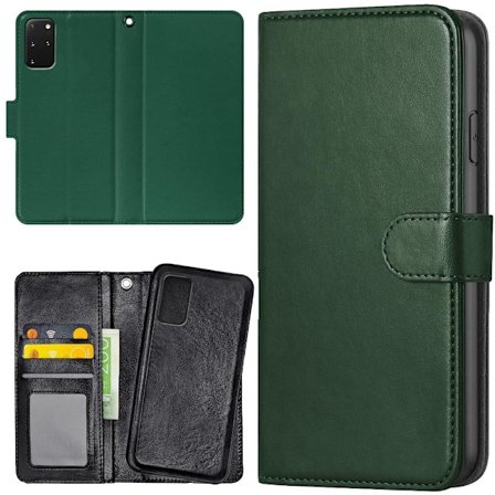 Samsung Galaxy S20 FE - Lommebok Deksel Mørkegrønn