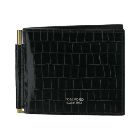 Tom Ford Pung Sort, Herre Punge og Kortholder, Størrelse: ONE Size