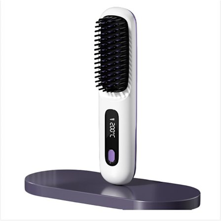 S7 Bærbar Trådløs Glattejern & Krøllejernskam