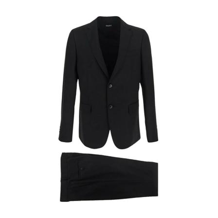 Z Zegna Suit Sets Sort, Herre Jakkesæt