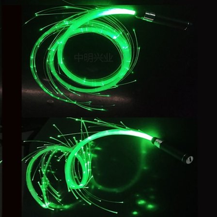 LED Fiber Optic Whip Pixel Whip GRØN