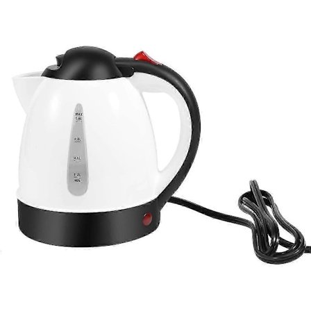 Fordon Lastbil 1000ml Vattenkokare Varmvatten Kokt Värmare för Te Kaffe Rostfritt Stål Stor Kapacitet 2