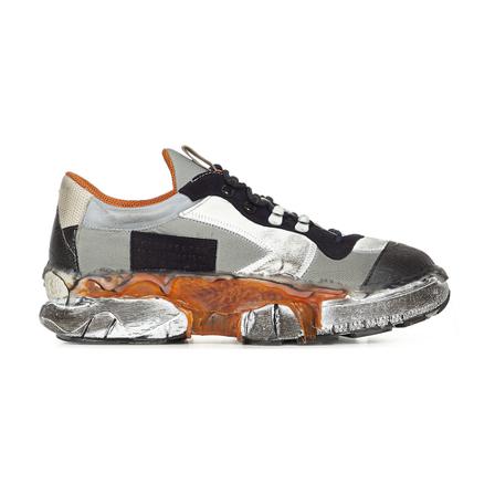 Maison Margiela Sneakers , Grijs , Heren , Maat: 40 EU