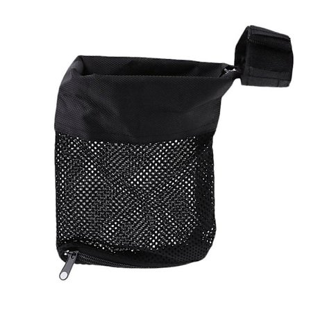 Brass Catcher Tactical Deluxe Mesh Brass Shell Catcher med dragkedjebotten för snabb urladdning SVART
