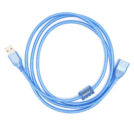 USB 2.0 Förlängningskabel Hane till Hona Mässing Dubbelskärmad 1.5M Dataöverföring