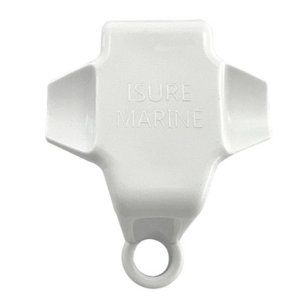 Boats Bumper Clip Square Rail Hanger Juster Clip för dockning av fyrkantsskena