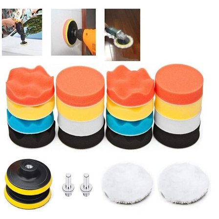 Kiillotussien 22 kpl Autonkiillotussieni Adapterisarjalla 3-tuumaiselle Autonkiillotuskiillotuskiillotukselle