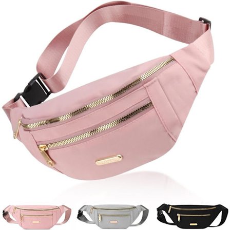 Hot Sale! Midjeväska, vattentät löparväska för män och kvinnor, justerbara bältesväskor för utomhusbruk, sport, vandring, resor - Glad