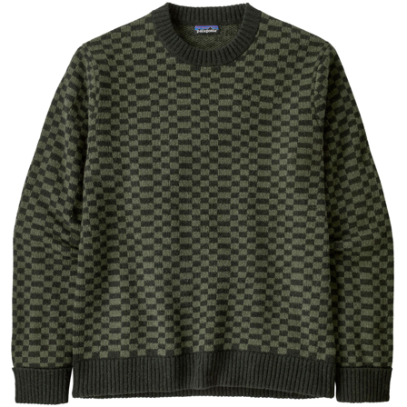 Patagonia M's Recycled Wool-Blend Sweater Finned: Old Growth Green