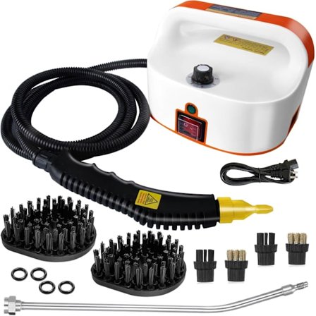 2500W håndholdt damprenser, høytemperaturdamper for rengjøring, damprens for madrass, bildetaljering sofa polstring bad