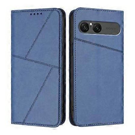 Kompatibel med Sony Xperia 10 VII Lommebok Etui Magnetisk Lukking Lær Flip Telefon Deksel med Stativ