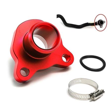Alumiininen vesiletkuliitin N54 335i 335xi 135i 325i 330i 3.0L 11537544638 [dB} Red