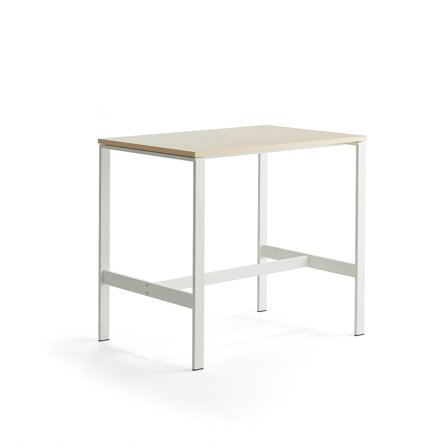 Tisch VARIOUS, 1200 x 800 x 1050 mm, Birke/weiß