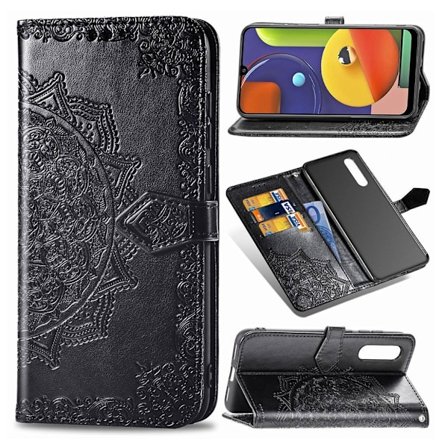 Fluffy Rabbit Samsung Galaxy A50 skal - Svart