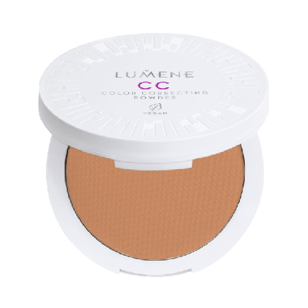 Lumene CC Color Correcting Powder Puder Dam Brun 10 G