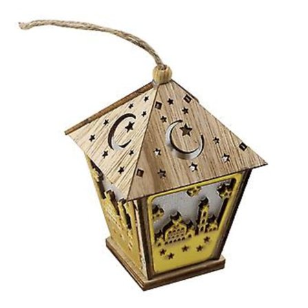 LED Eid Mubarak Dekorative Lys Ramadan Kareem - Muslimsk Islam 12x8cm ( )